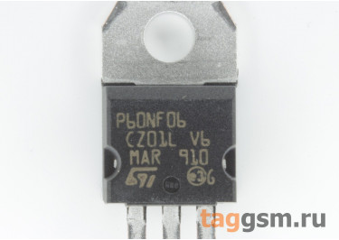 STP60NF06 (TO-220) Полевой транзистор N-MOSFET 60В 60А
