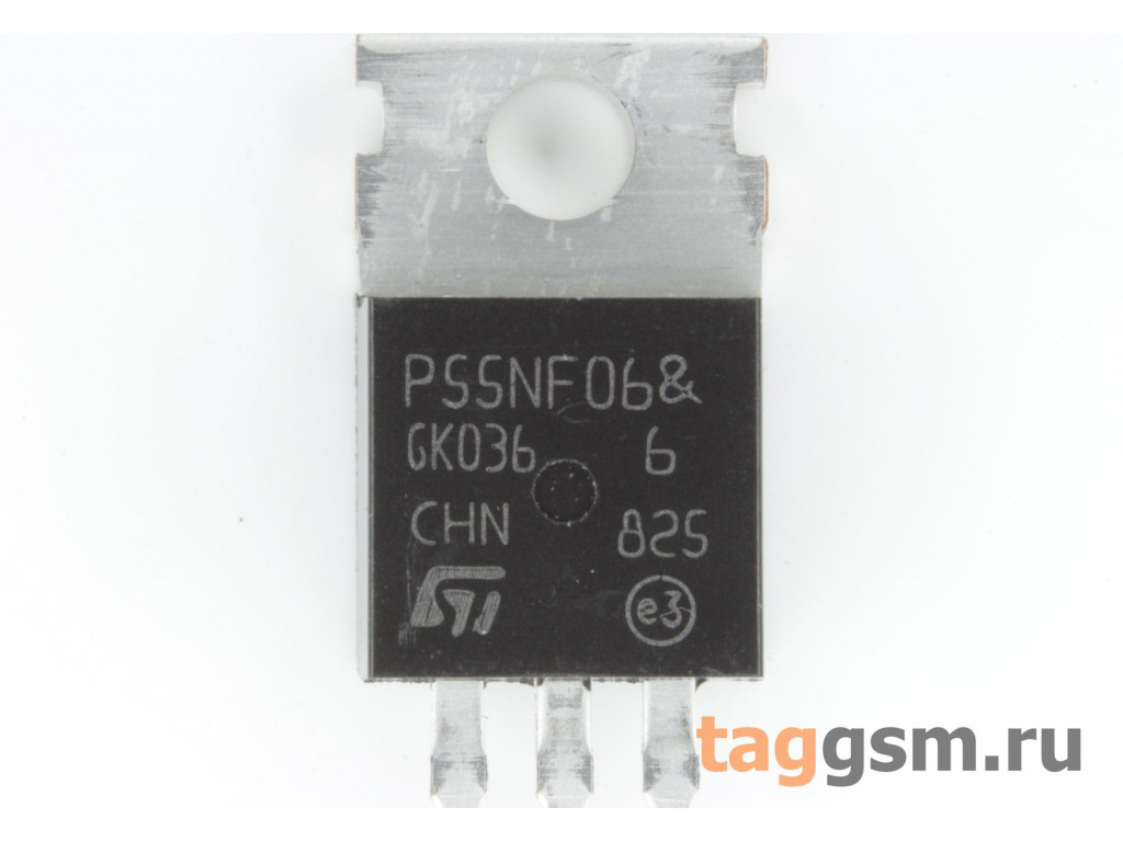 STP55NF06 (TO-220AB) Полевой транзистор N-MOSFET 60В 50А