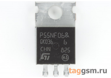 STP55NF06 (TO-220AB) Полевой транзистор N-MOSFET 60В 50А
