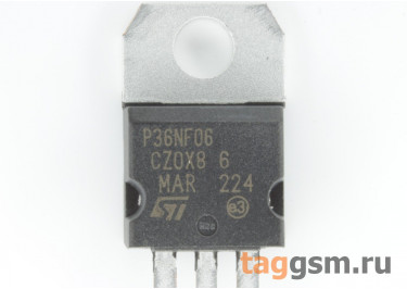 STP36NF06 (TO-220AB) Полевой транзистор N-MOSFET 60В 30А