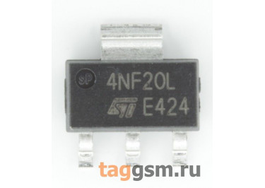 STN4NF20L (SOT-223) Полевой транзистор N-MOSFET 200В 1А