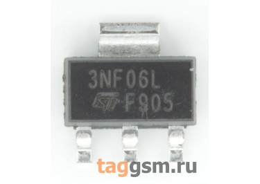 STN3NF06L (SOT-223) Полевой транзистор N-MOSFET 60В 4А