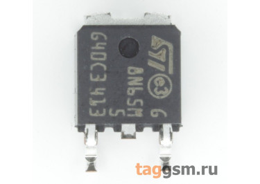STD8N65M5 (D-PAK) Полевой транзистор N-MOSFET 710В 7А