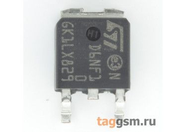 STD6NF10T4 (D-PAK) Полевой транзистор N-MOSFET 100В 6А
