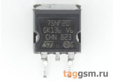 STB75NF20 (D2-PAK) Полевой транзистор N-MOSFET 200В 75А