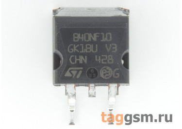 STB40NF10T4 (D2-PAK) Полевой транзистор N-MOSFET 100В 40А