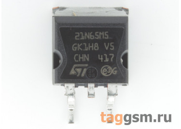 STB21N65M5 (D2-PAK) Полевой транзистор N-MOSFET 710В 17А