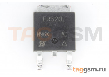 IRFR320TRPBF (D-PAK) Полевой транзистор N-MOSFET 400В 3,1А