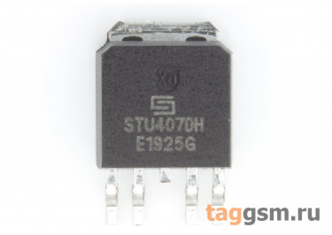STU407DH (TO-252-4L) Полевой транзистор N / P-MOSFET 40В 12A / 16A