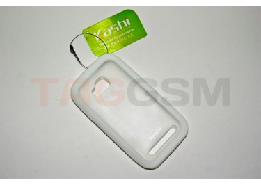 Задняя крышка KSH Nokia 710 силикон-пластик+защитная пленка белая