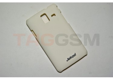Задняя накладка Jekod для Samsung GT-S7250D Wave M (белая)