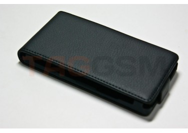 Футляр-книжка верт для Sony Xperia S (LT26i) черный БЕЗ ЛОГО пакет