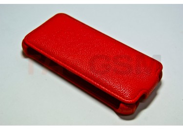 Сумка футляр-книга Armor Case для iPhone 5 (Lux красная в коробке + плёнка)