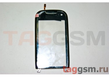 Тачскрин для Nokia C7 (серебро) в рамке (black), ориг