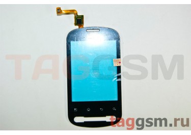 Тачскрин для LG P350 Optimus ME (черный), оригинал