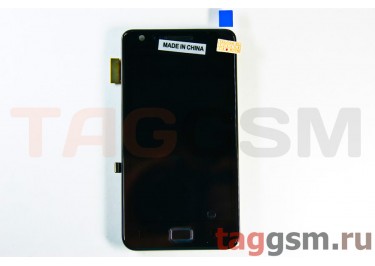 Дисплей для Samsung  i9100 GalaxyS II в сборе, черный, ориг