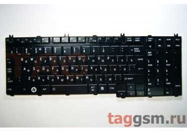 Клавиатура для ноутбука Toshiba Satellite A500 / A505 / L350 / L355 / L500 / L505 / L550 / F501 / P200 / P300 / P500 / P505 / X200 / Qosmio F50 / G50 / X300 / X305 / X500 / X505 (черный)