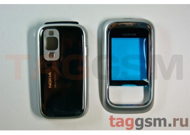 корпус Nokia 6111 (панельки) (комбинир. черн+серебро)