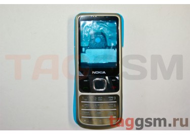 Корпус Nokia 6700 со средней частью + клавиатура (серебро)