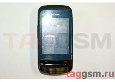Корпус Nokia C2-03 со средней частью + клавиатура(черный)