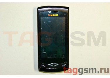 Корпус Samsung S8500 со средней частью (черный)