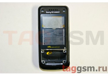 корпус Sony-Ericsson W760  (черно-желтый)
