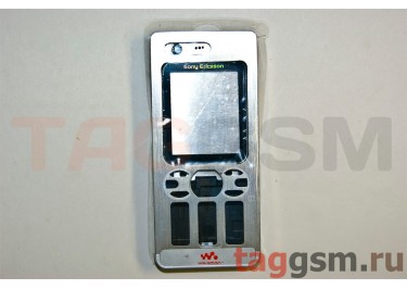 корпус Sony-Ericsson W880 серебро AAA