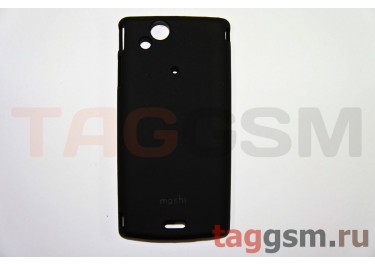 Задняя накладка Moshi Sony-Ericsson X12  Xperia Arc пластик черный