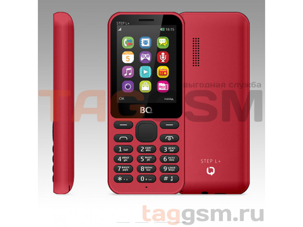 Сотовый телефон BQ Step L+ 2431 (Red)