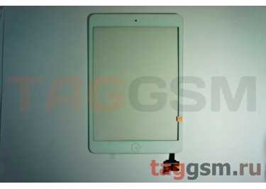 Тачскрин для iPad mini (A1432 / A1454 / A1455) / iPad mini 2 (A1489 / A1490 / A1491) (с разъемом) + кнопка HOME (белый), ААА