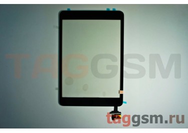 Тачскрин для iPad mini (A1432 / A1454 / A1455) / iPad mini 2 (A1489 / A1490 / A1491) (с разъемом) + кнопка HOME (черный), ААА