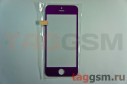 Стекло для iPhone 5 / 5C / 5S (пурпурный)