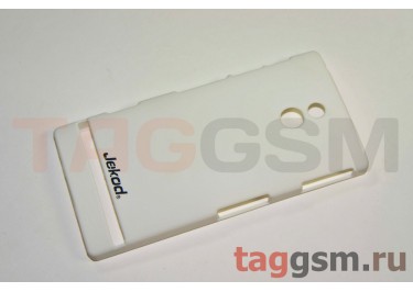 Задняя накладка Jekod для Sony Xperia P (белая)