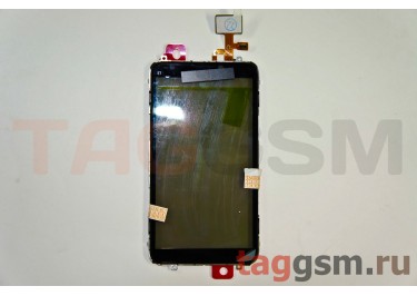 Тачскрин для Nokia E7 (черный) в рамке, ОРИГ100%