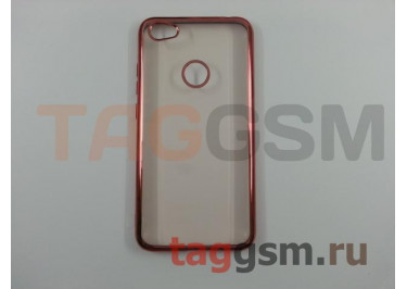 Задняя накладка для Xiaomi Redmi Note 5A Prime (силикон, ультратонкая, розовая) Jekod / KissWill