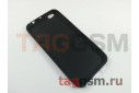 Задняя накладка для Xiaomi Mi 5C (силикон, матовая, черная) техпак