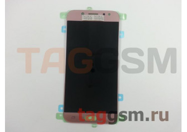Дисплей для Samsung  SM-J530 Galaxy J5 (2017) + тачскрин (розовый), ОРИГ100%