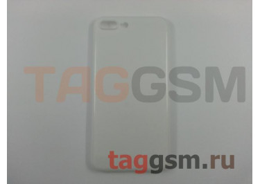 Задняя накладка для iPhone 7 Plus / 8 Plus (5.5") (силикон, матовая, белая (Creative Case)) Remax