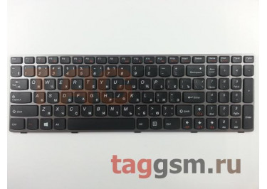 Клавиатура для ноутбука Lenovo G580 / G580A / G580E / G580G / G585 / G585A / G585G / B580 / B580A / V580 / Z580 / Z580A / Z585 / Z585A (черный / серый)