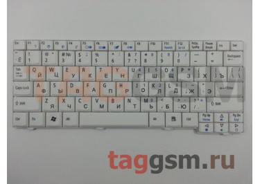 Клавиатура для ноутбука Acer Aspire One A110L / A110X / A150L / A150X / D250 / ZG5 (белый)