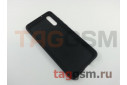 Задняя накладка для Huawei P20 (силикон, матовая, черная) FINITY
