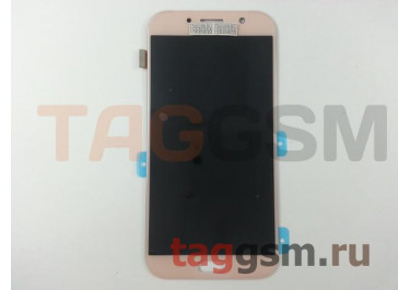 Дисплей для Samsung  SM-A720 Galaxy A7 (2017) + тачскрин (розовый), ОРИГ100%