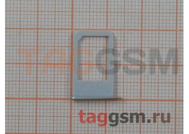 Держатель сим для Samsung G925 Galaxy S6 Edge (серебро)
