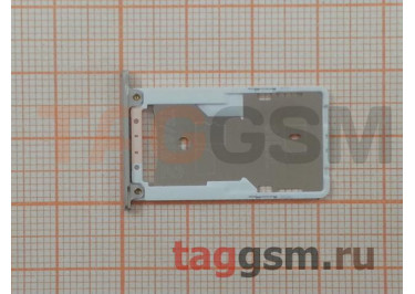Держатель сим для Xiaomi Redmi Note 3 / Note 3 Pro (серебро)