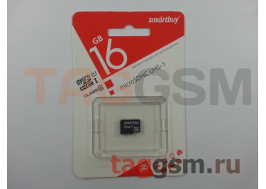 Micro SD 16Gb Smartbuy Class 10 без адаптера