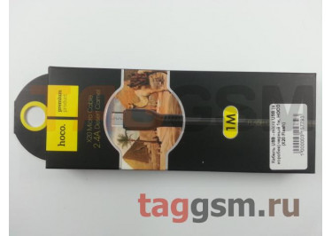 Кабель USB - micro USB (в коробке) черный 1м, HOCO (X20 Flash)