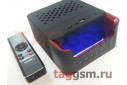 Колонка портативная + караоке ASPOR A661 (LCD+Bluetooth+USB+MicroSD+FM+AUX+микрофон) (черно-красная)