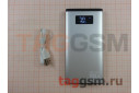Портативное зарядное устройство (Power Bank) (Aspor Q389), USB 3.0 / Type-C Емкость 10000mAh (серебро)