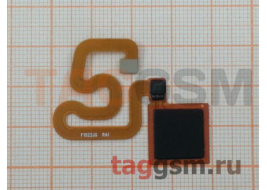 Шлейф для Xiaomi Redmi 5 + сканер отпечатка пальца (черный)