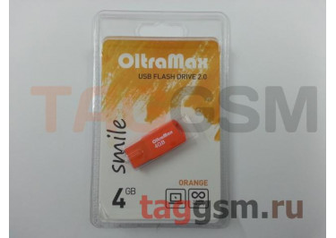 Флеш-накопитель 4Gb OltraMax Smile Orange